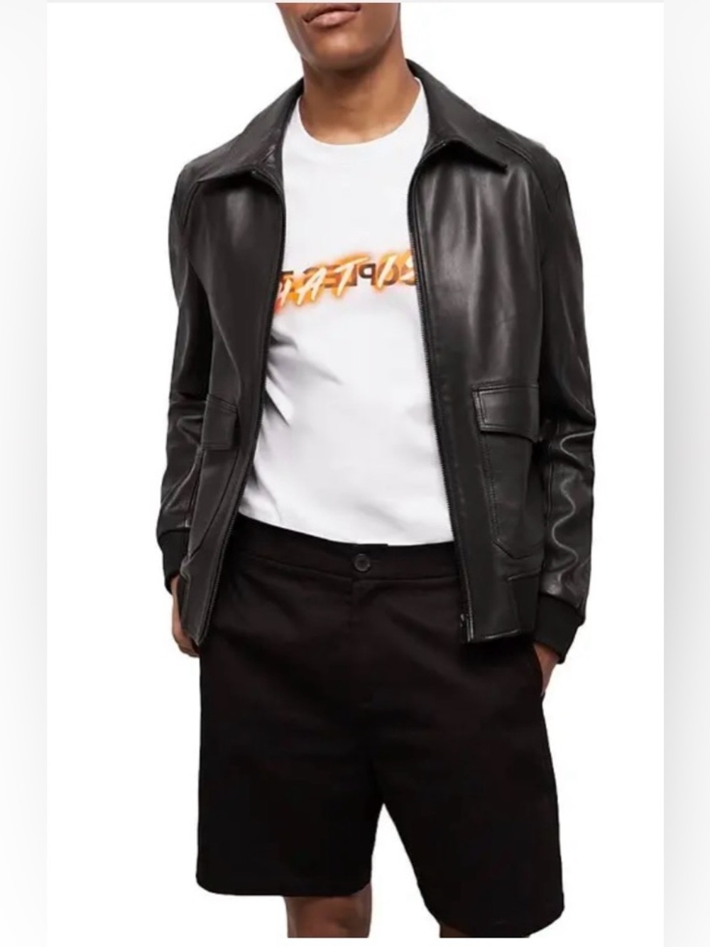The Kooples Trend  Memphis Blk  Cotton Blend Loose Fit Short NWT $175 Flat Front